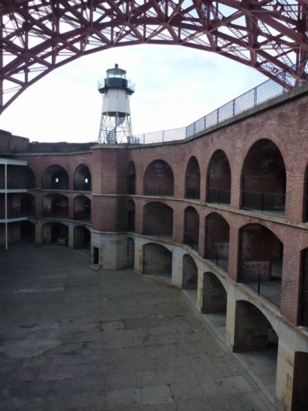 View of the fort from the upper floors