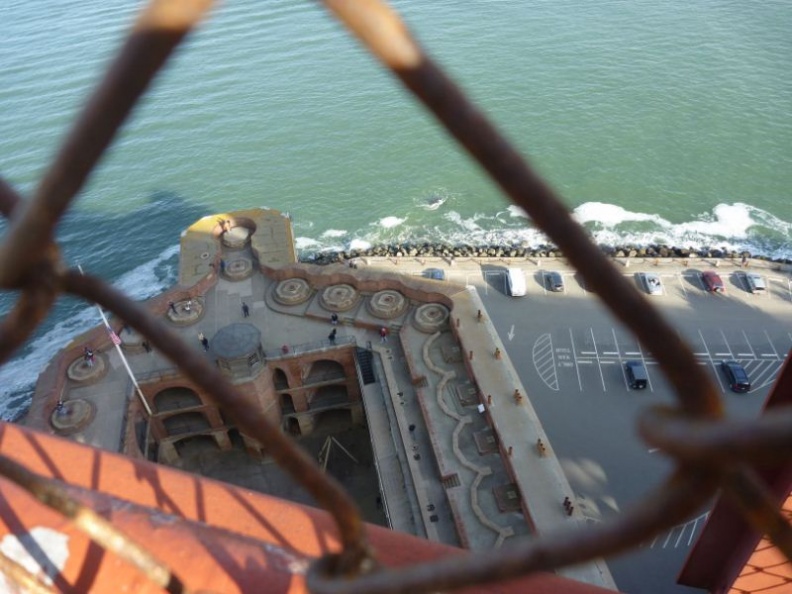 Fort point from the Golden Gate