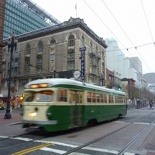 On the historical trolley line
