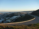 Crestline street and the short climb up to the figure of 8 road