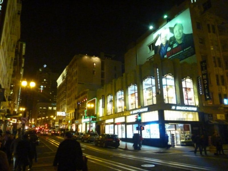 one of the main shopping areas of the city