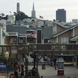 view from the overhead bridges