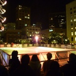 Ice skating performance back at Union square