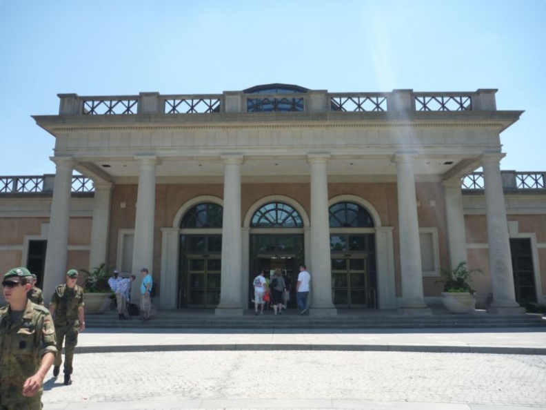 the cemetery visitor center