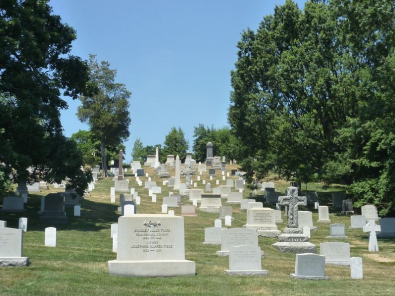 tombs of all shape and sizes