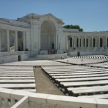 located behind the tomb of the unknown soldier