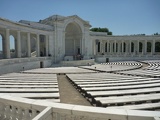 located behind the tomb of the unknown soldier