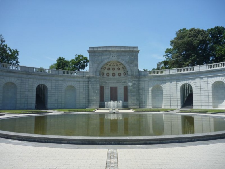 Located outside the cemetery