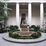 The garden courts in the museum