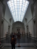 the sculpture galleries serves as a major hallway