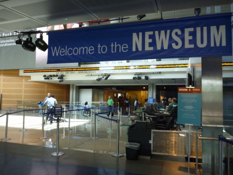 Opened in 1997, it's a news museum