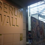 The Berlin wall exhibit