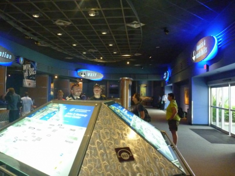The welcome area of the center
