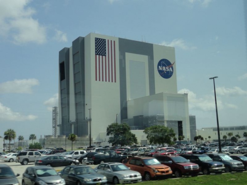 The iconic Vehicle Assembly Building (VAB)