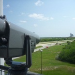 Launch complex LC39A in the distance