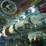 The other end of the saturn rocket