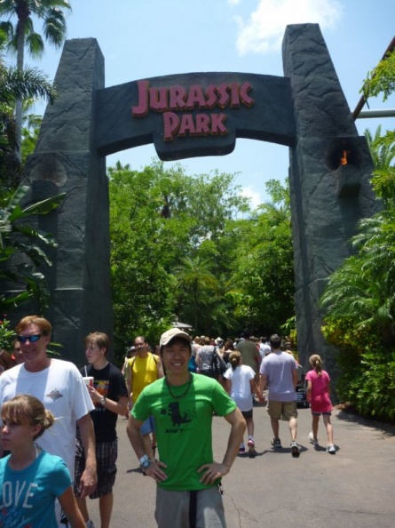  Into a park which is Jurassic!