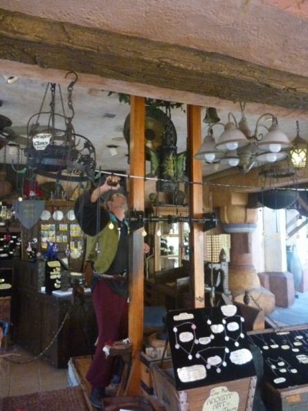 with interesting wares for sale