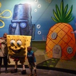 who lives in a pineapple under the sea?