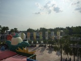 looking over from Krusty land