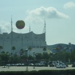 decked out with shopping centers and a circus?