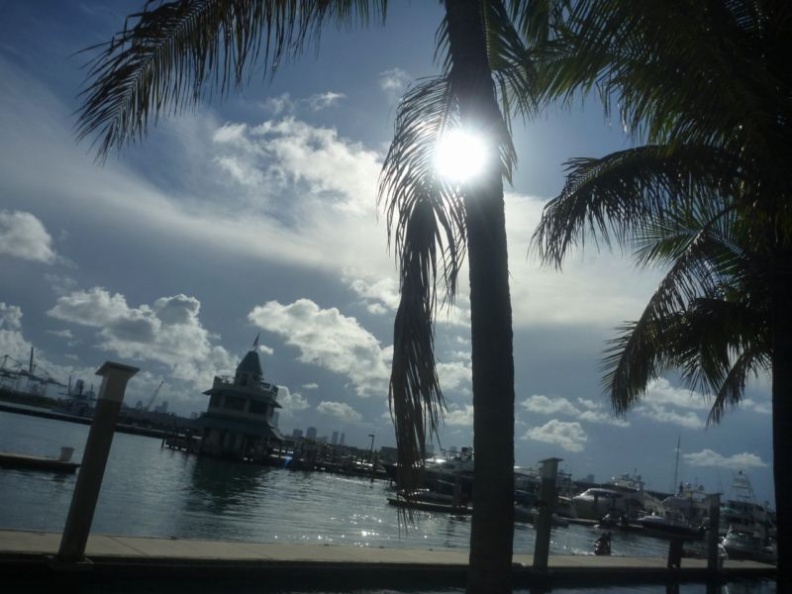 the marina boat entrance