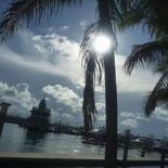 the marina boat entrance