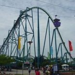 an Awsum B&amp;M inverted coaster