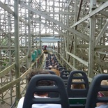 It's one of the best wooden and longest coasters around