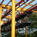 An Arrow suspended coaster