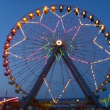 The Huss Witches' Wheel 's fancy lights