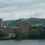 The WPXI tower over the distant hills