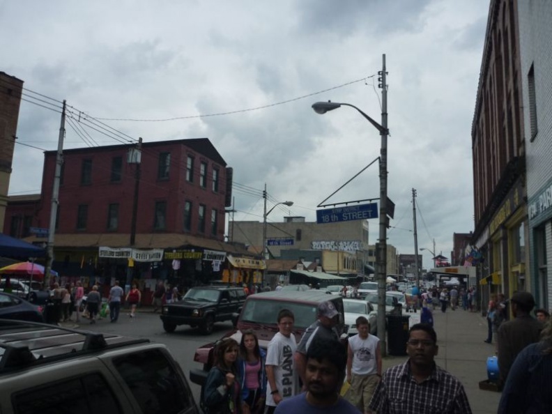 The market along Penn avenue