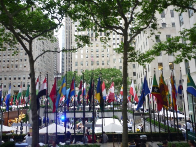 And poof we are at the Rockefeller Plaza