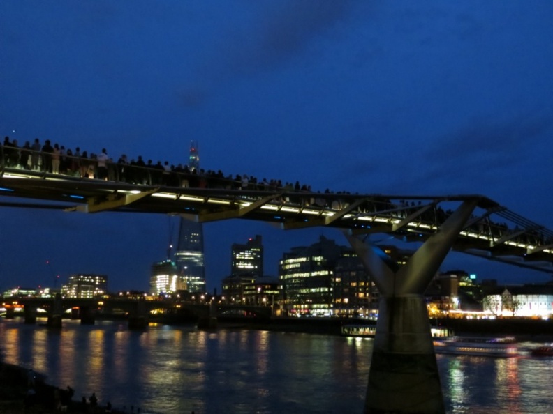 Millenium bridge overloaded!