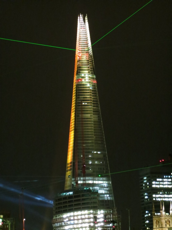 The lasers link the shard...