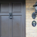 the front door