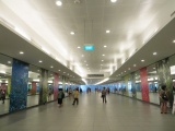 Underpass from Bay Front MRT