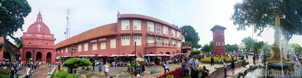 sc malacca stadthuys jalan gereja stitch