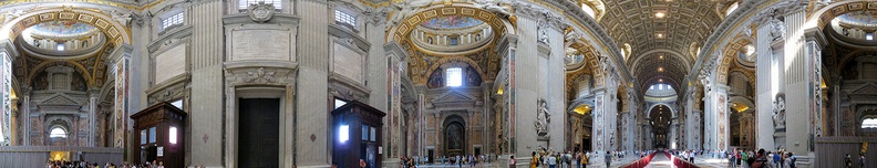 st peters interior vatican panorama-w