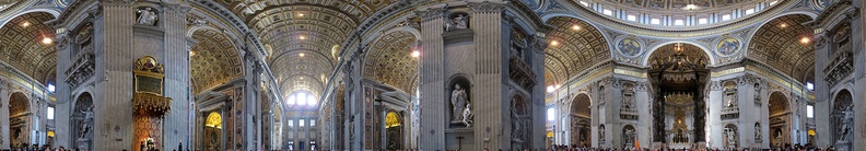st peters interior vatican panorama-w2