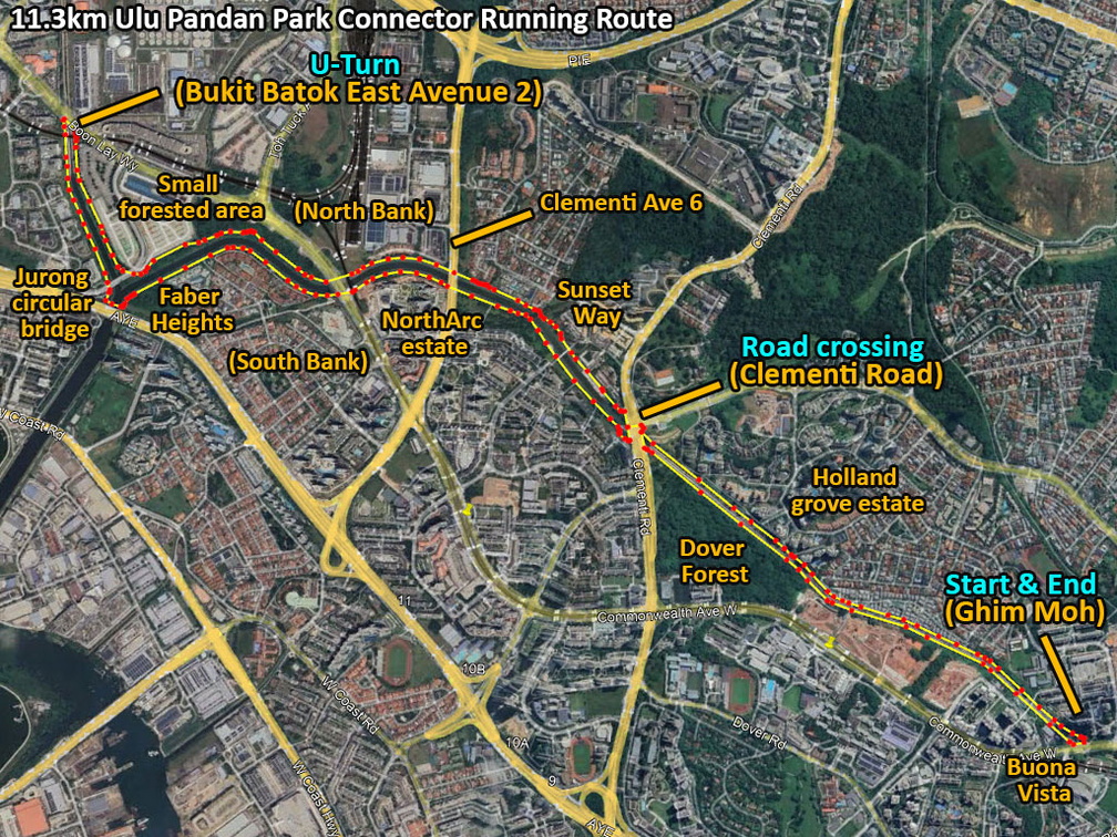 ulu-pandan-park-connector-run-map