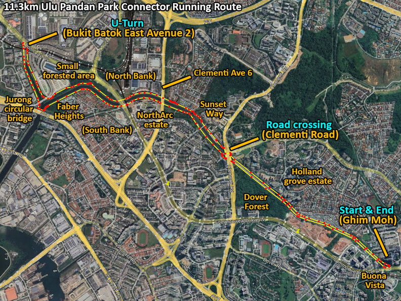 ulu-pandan-park-connector-run-map