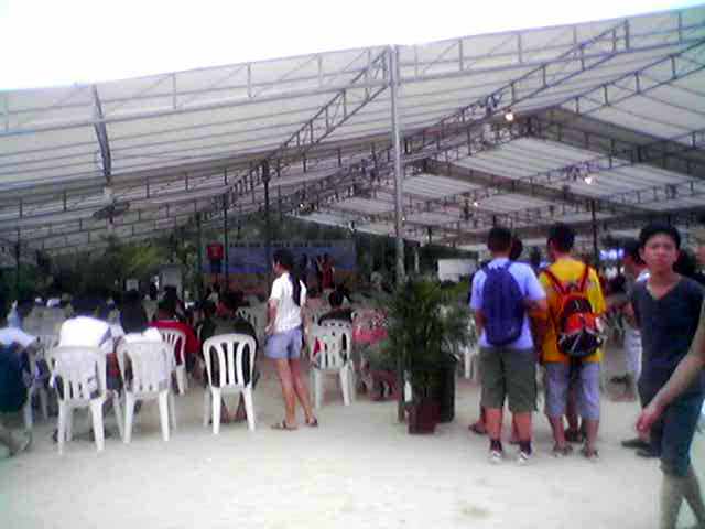 the main show tent