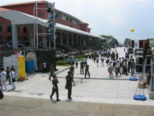 the parade square as it is...