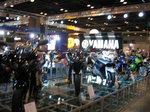 heres the yamaha booth