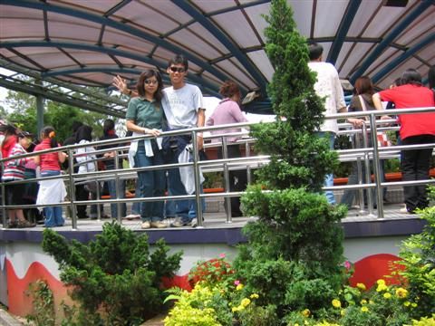 Queuing up for rides