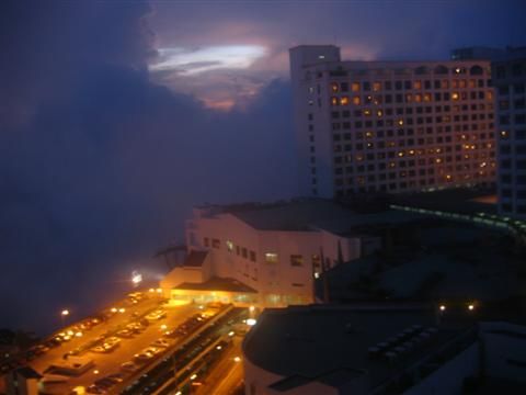 A late evening shot of the genting skyline