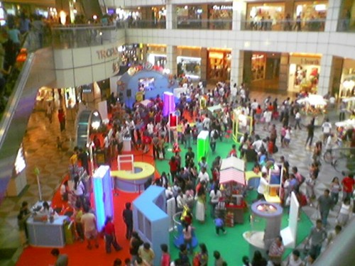 Suntec city in its usual exhibition state