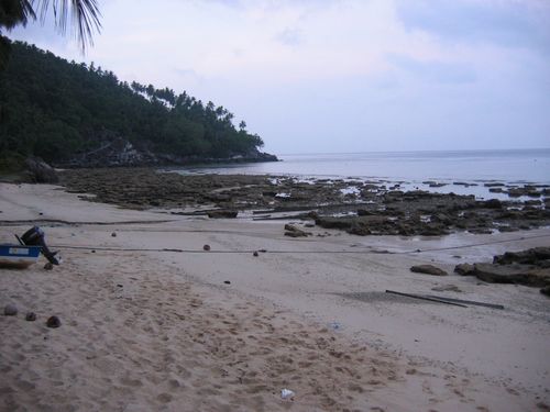 we can easily see the rock formations &amp; buoy lines from the jetty